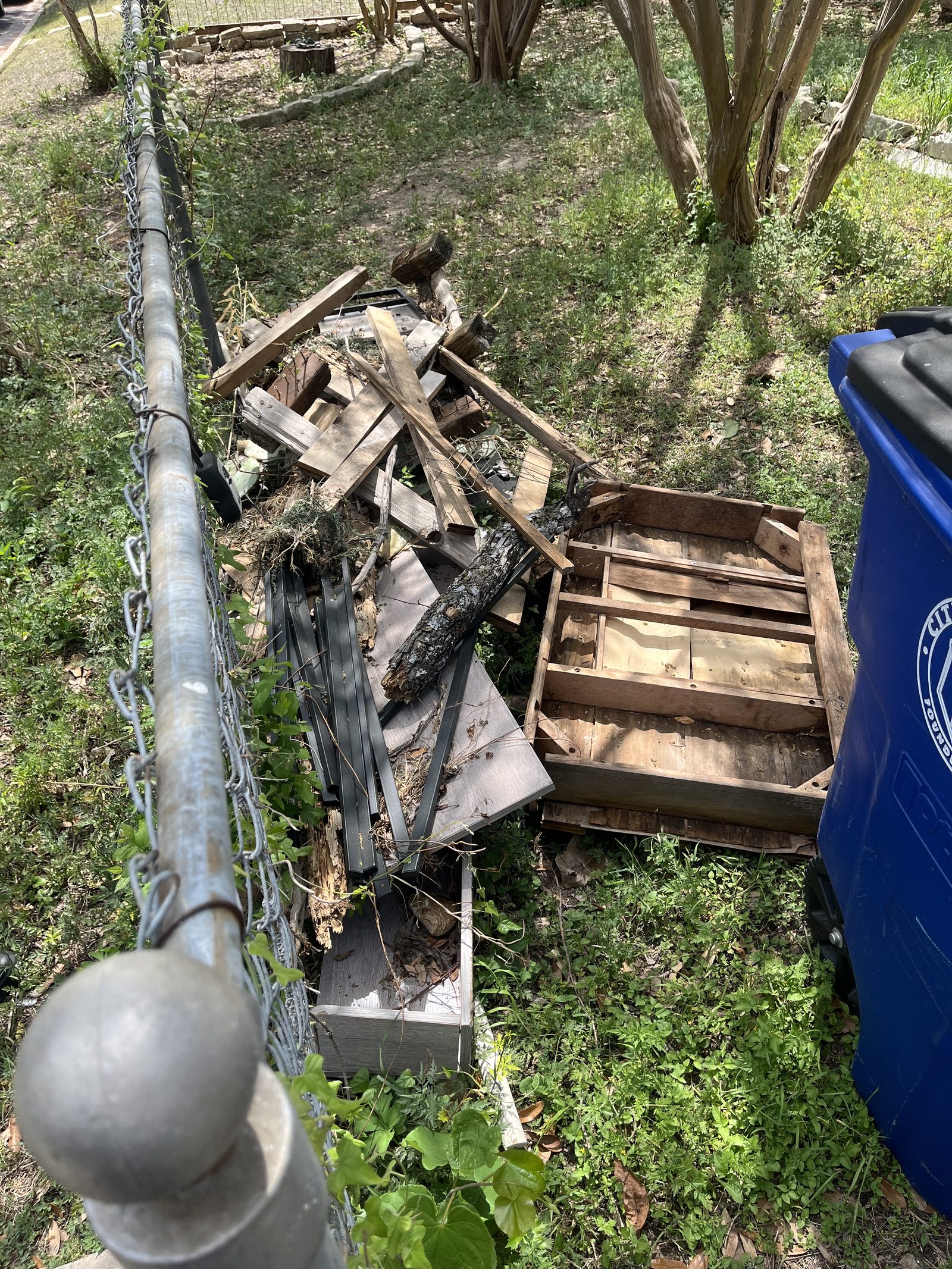 Dumpster Rental — dumpster rental job by Gone Today Junk Removal